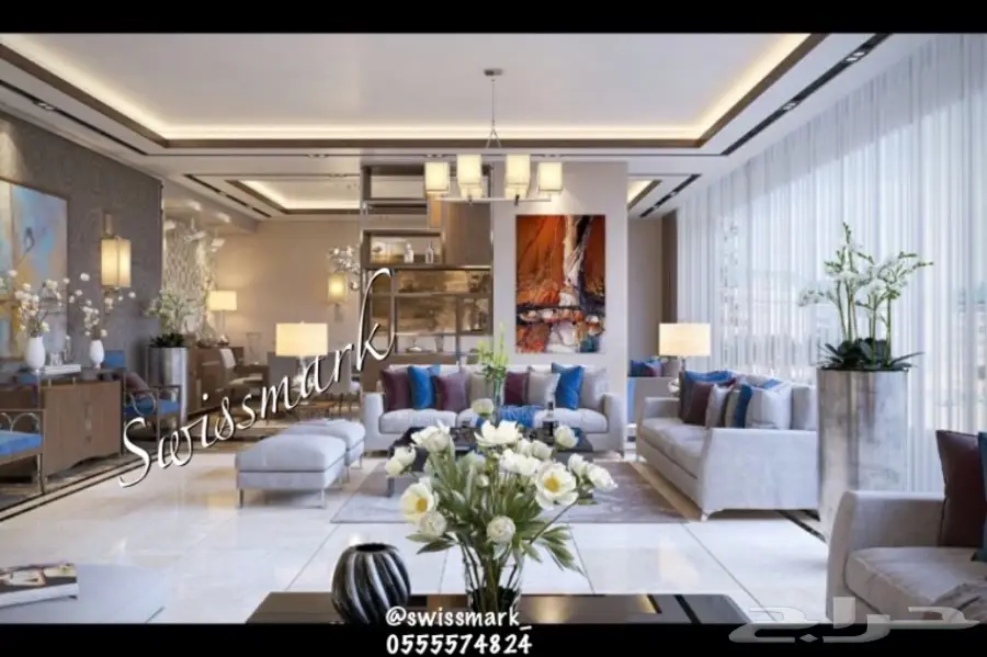 مصمم ديكور  فلل مودرن  (فخامة وتميز) (image 9)