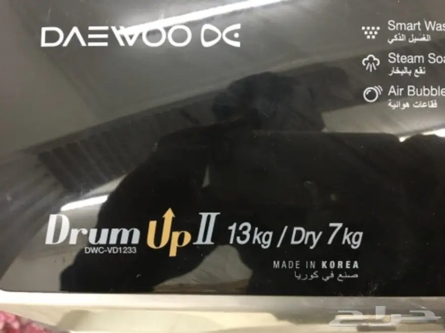 غسالة دايو 13 كيلو تنشيف حراري  (image 13)