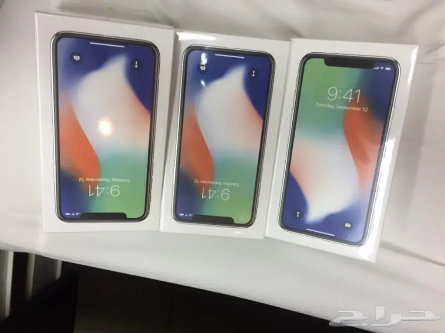 ايفون x سلفر 256 G و 64 G