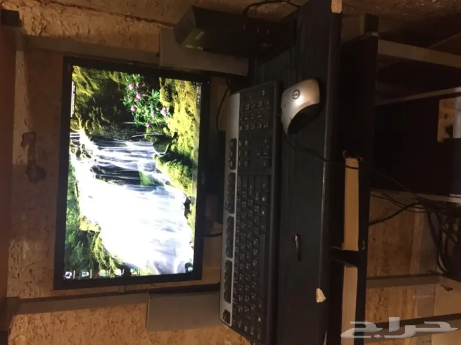 كمبيوتر مكتبي hp مع طاوله  (image 3)