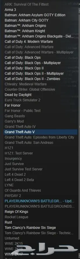 حساب ستيم ( 41 لعبة ) للبيع