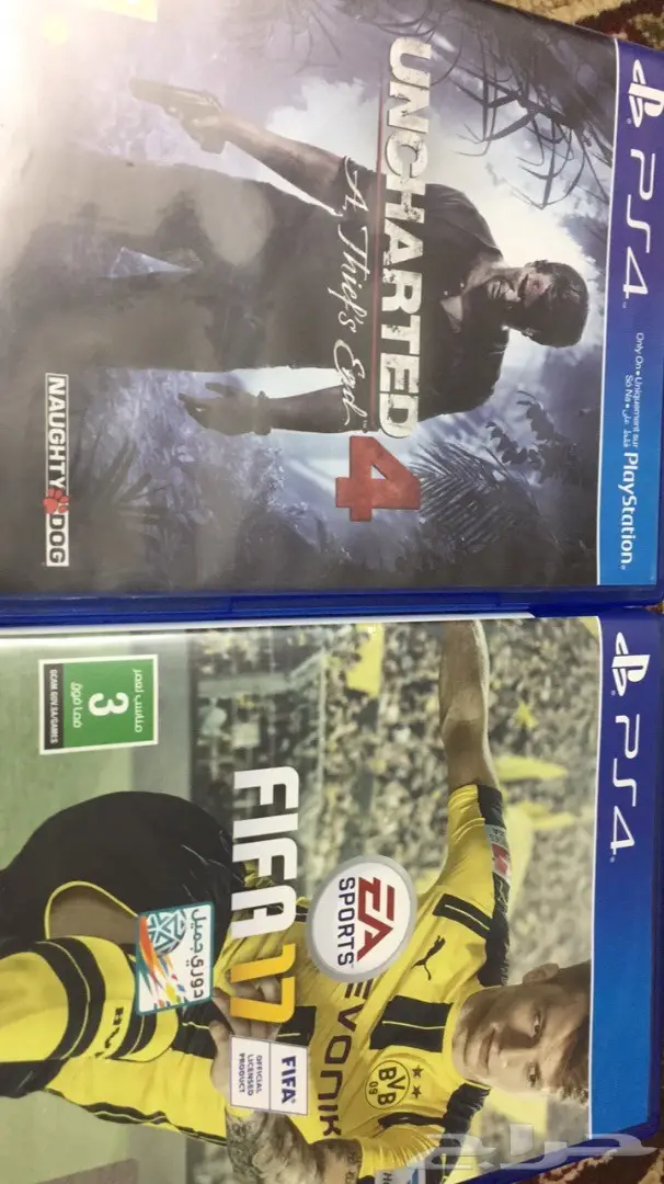 أشرطة بلايستيشن 4 للبيع - فرصة لا تُفوّت!