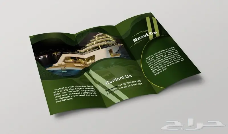 تصميم البروشورات والفلاير و المنيو 