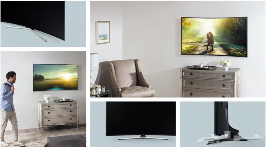 شاشة سامسونج 4K منحنية سمارت (image 7)