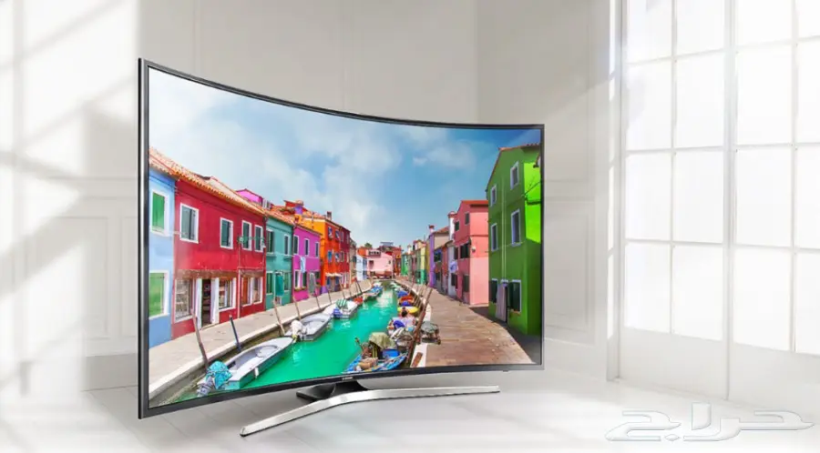 شاشة سامسونج 4K منحنية سمارت