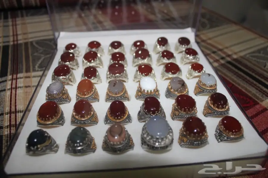 عرض الخميس ( 36 خاتم فضة جممملة ) (image 2)