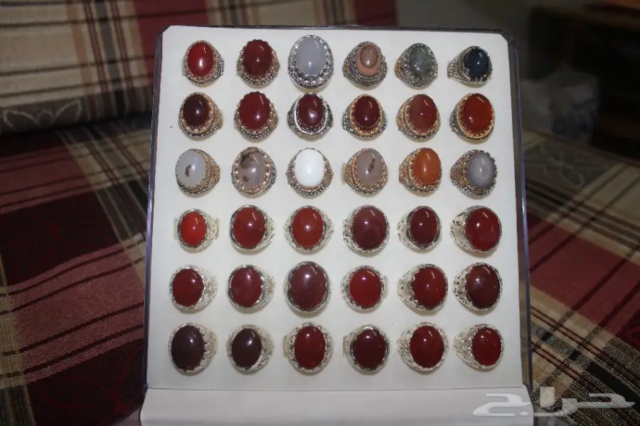 عرض الخميس ( 36 خاتم فضة جممملة ) (image 4)