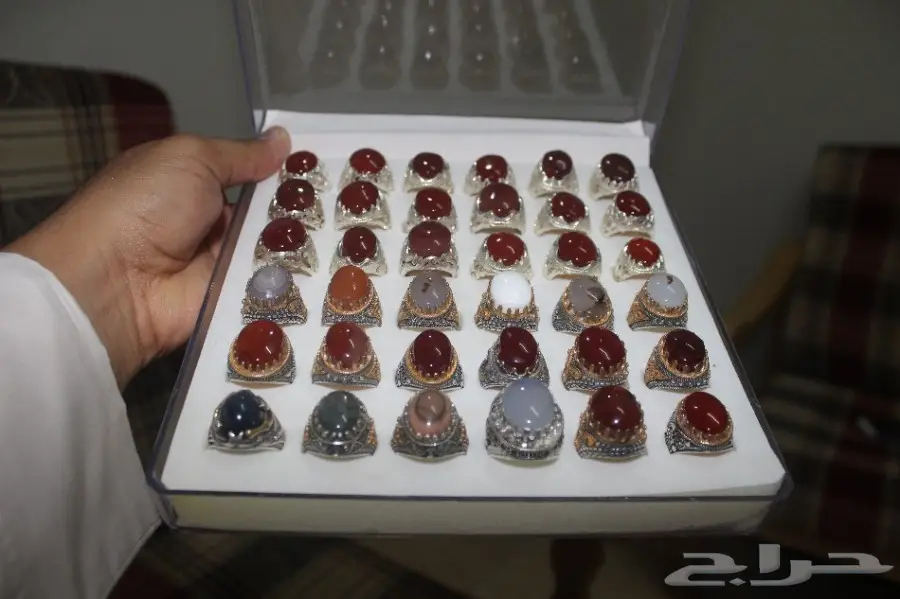 عرض الخميس ( 36 خاتم فضة جممملة ) (image 5)