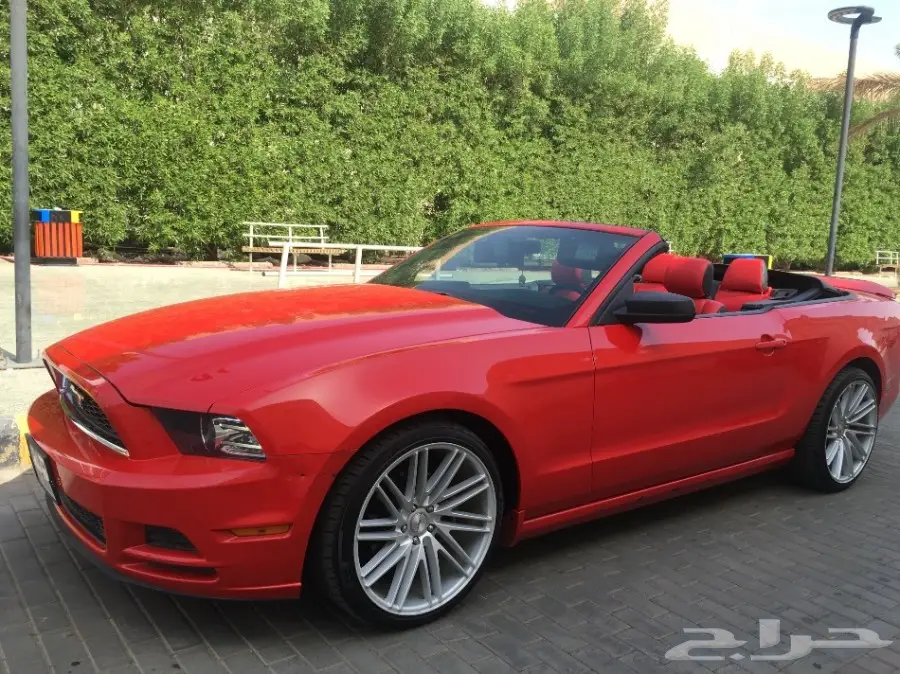موستينج 2014 لون احمر  (image 6)