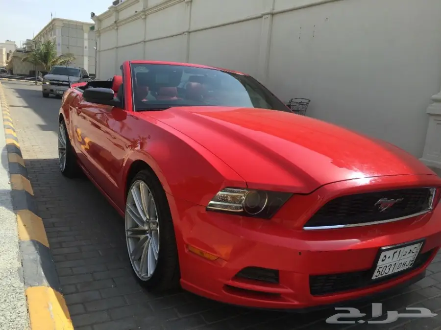 موستينج 2014 لون احمر  (image 12)
