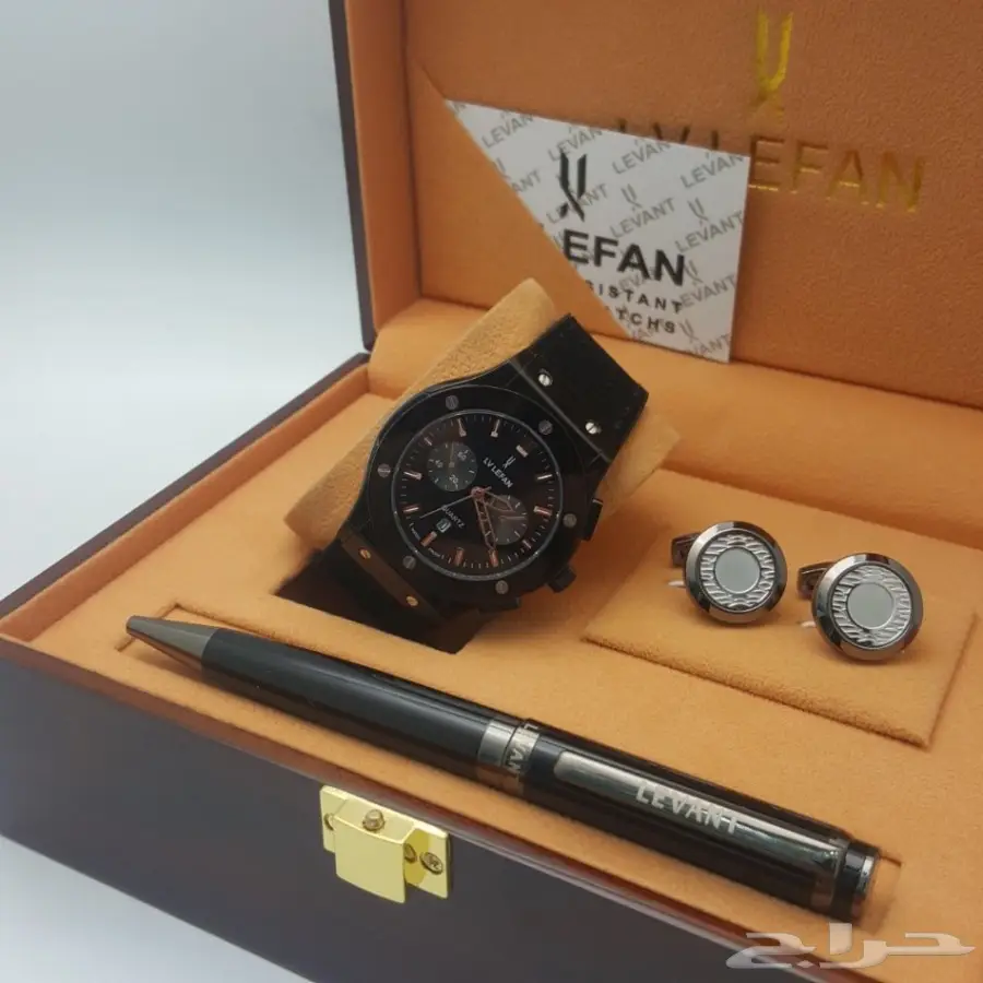 طقم لفانت شكل ماركة هبلت رجالي اهدي من تحب