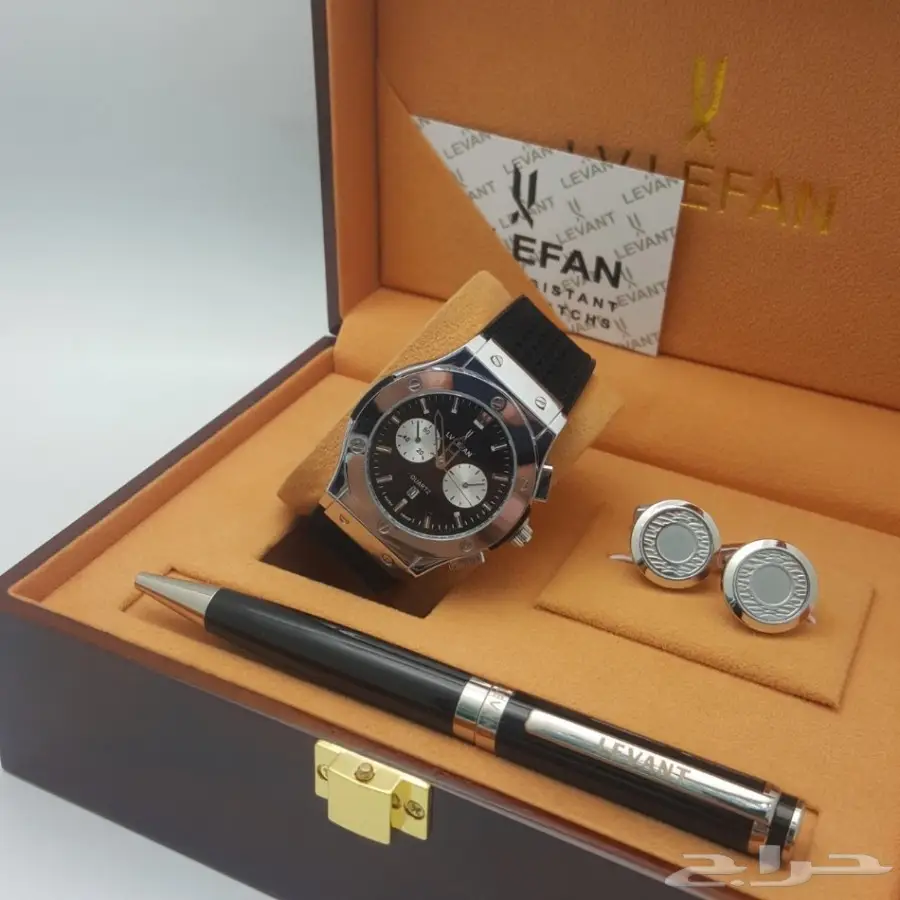 طقم لفانت شكل ماركة هبلت رجالي اهدي من تحب (image 2)