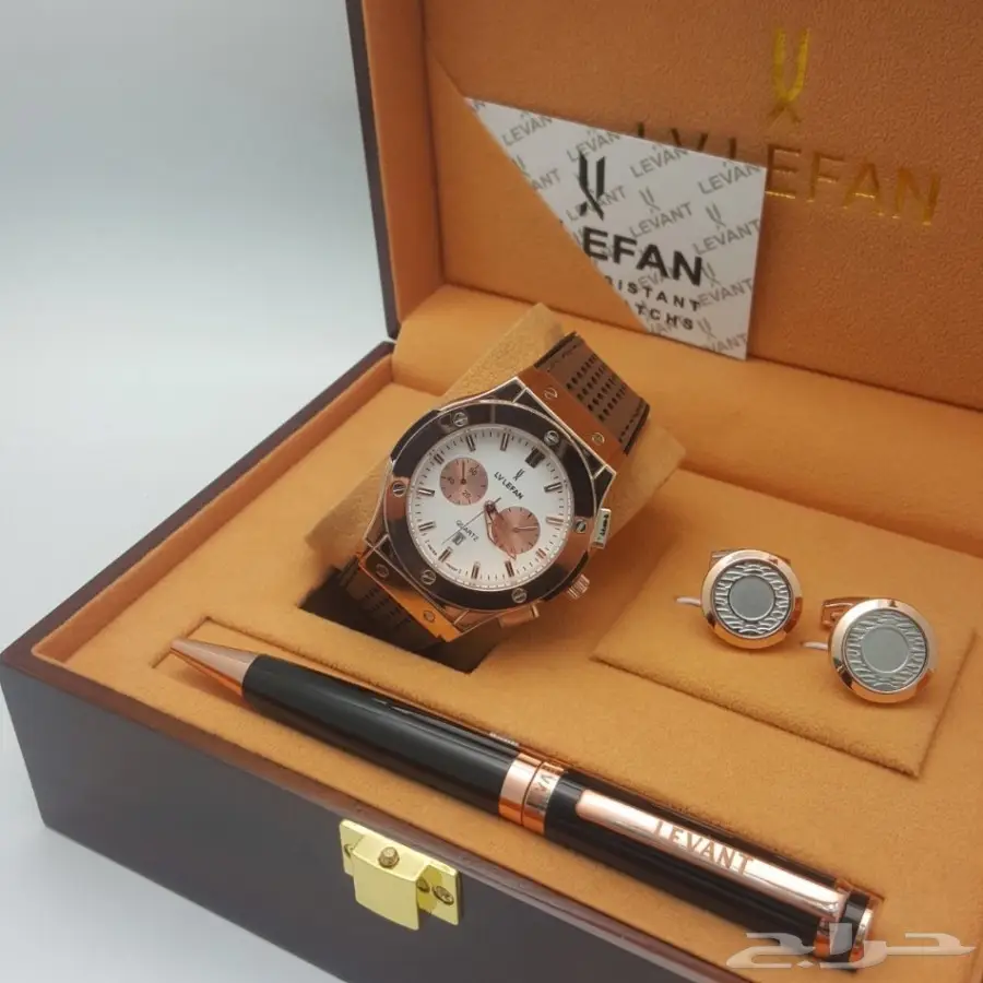 طقم لفانت شكل ماركة هبلت رجالي اهدي من تحب (image 4)