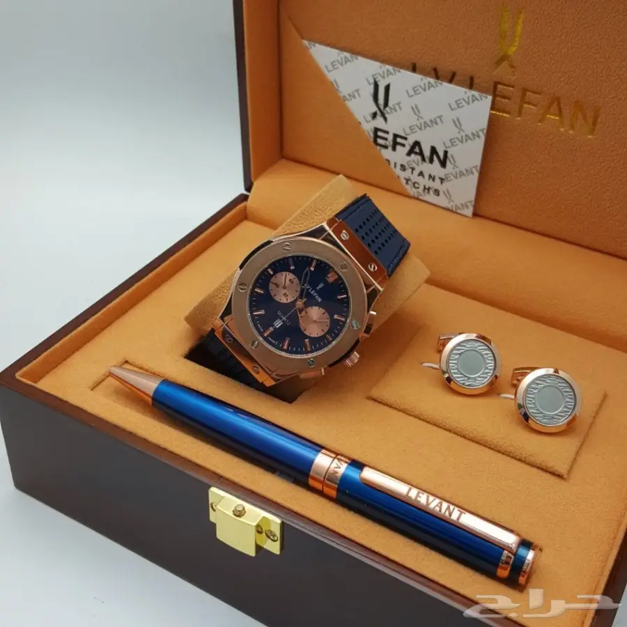 طقم لفانت شكل ماركة هبلت رجالي اهدي من تحب (image 7)