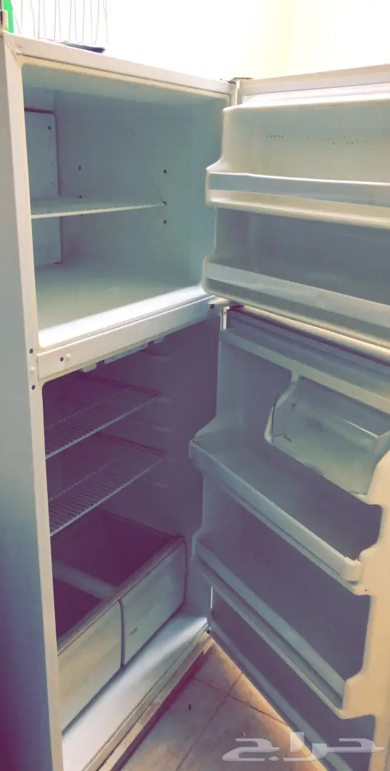 ثلاجة هوفر إيطالية + ثريات - للبيع - القصيم (image 1)