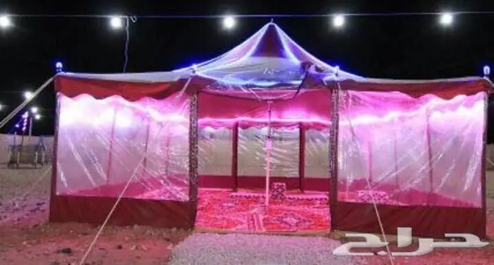 للبيع خيمة شفافه جديده  (image 1)