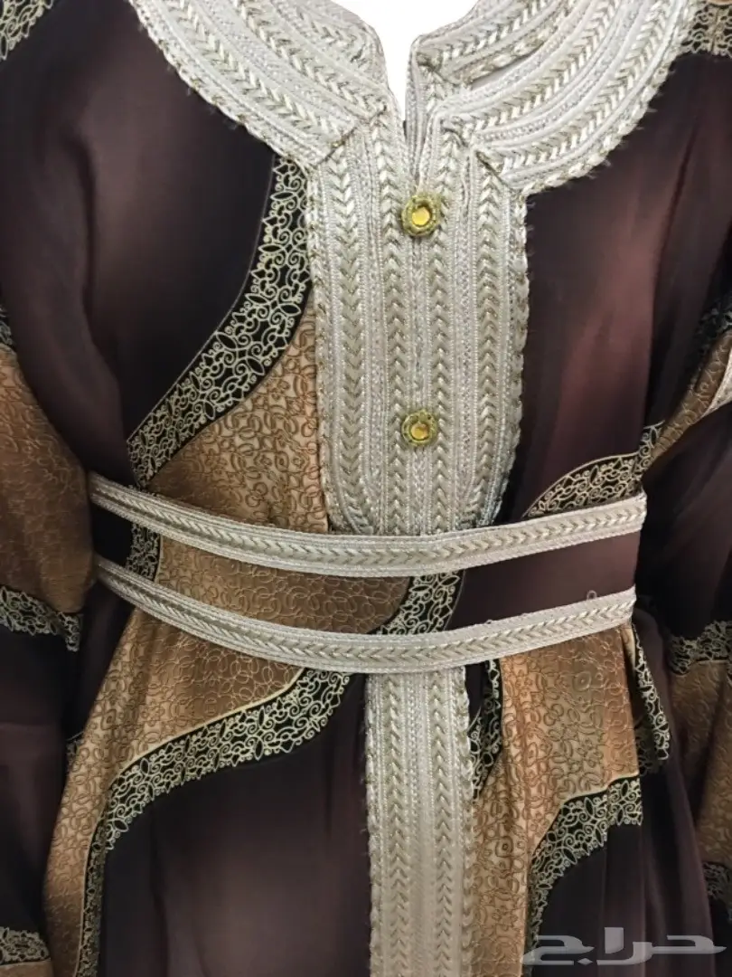 قفطان مغربي نسائي مقاس فري (image 1)