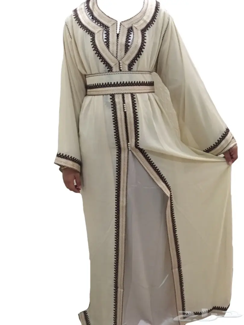 قفطان مغربي نسائي مقاس فري (image 3)