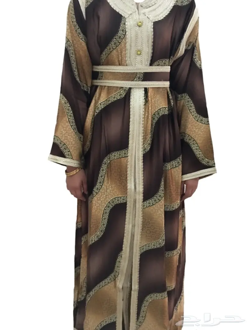 قفطان مغربي نسائي مقاس فري (image 7)