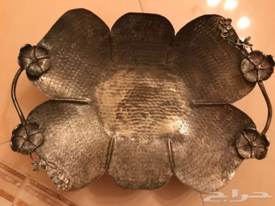 صحن فضه خالص من فرنسا