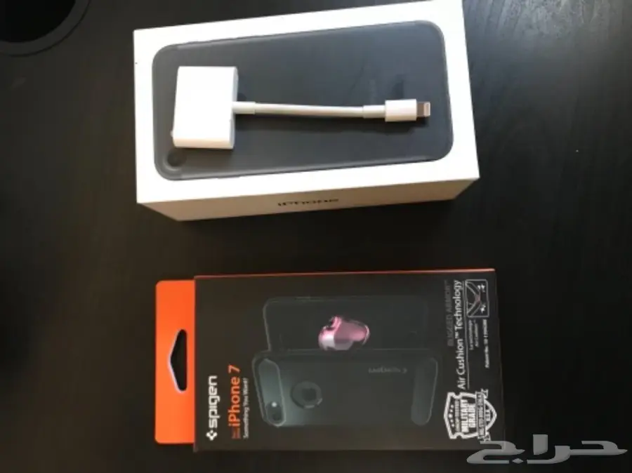 ايفون 7 اسود 128gb  بكامل اغراضه (image 6)