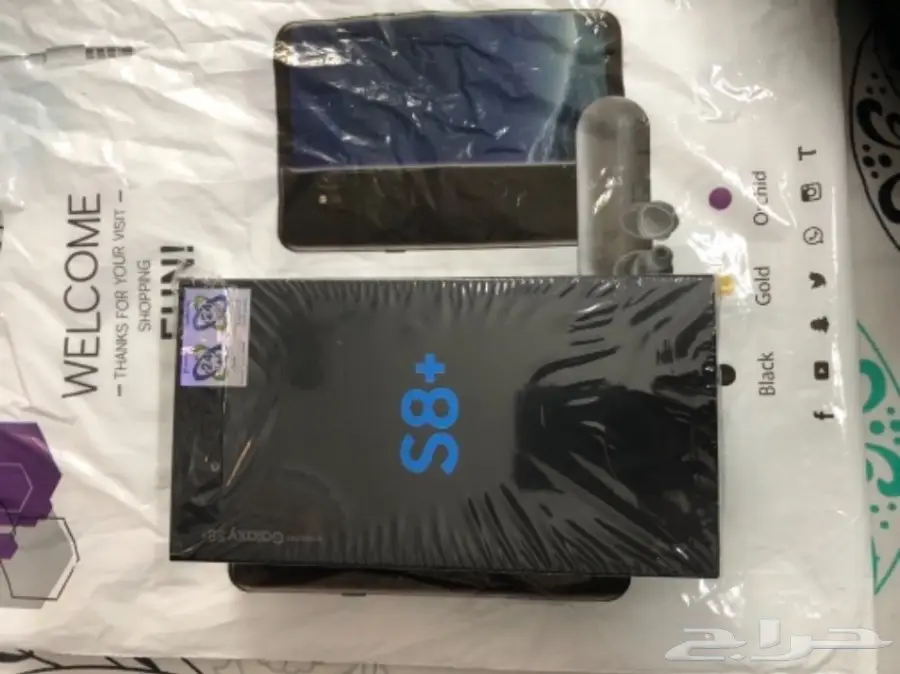 سامسونج اس 8 بلس اسود جديد