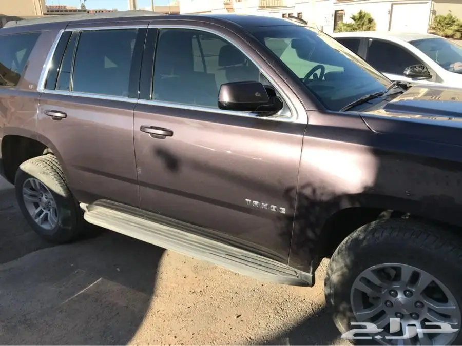 تاهو 2017 بني غامق دبل للبيع