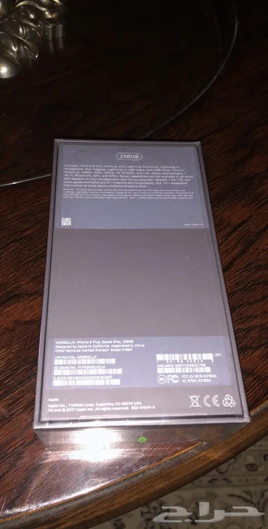 ايفون 8 بلس جديد 256 فيس تايم 