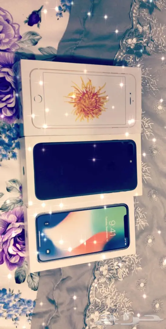 ايفون X وايفون 8 بلس وايفون 7 للبيع ع السوم