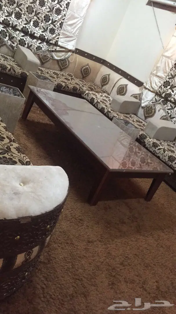 كنب مقاس مقاس4-3شبه جديد (image 12)