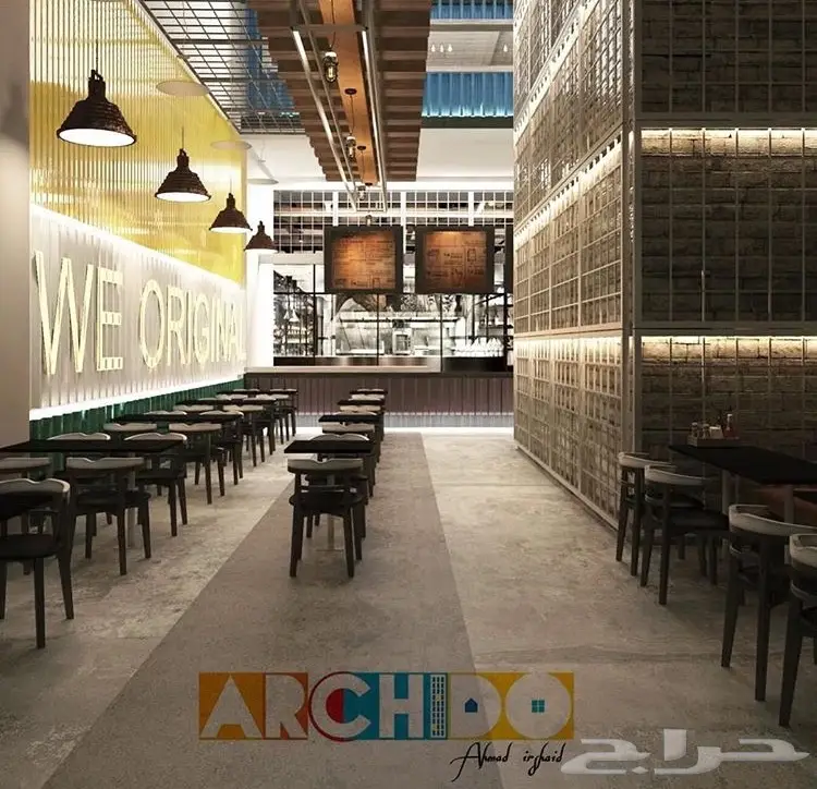 مختصين في تصميم وتنفيذ ديكورات محلات ومكاتب 