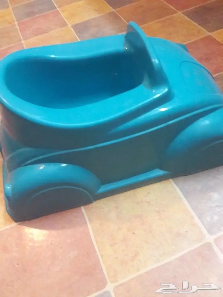 سرير مواليد سماوي و حمالة طفل  (image 4)