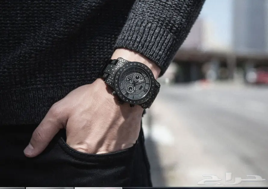 ساعة الماس فخمة للرجال