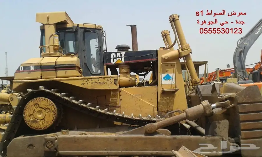 بلدوزر كتربلر D9L بطاقة جمركي بمعرض الصواط S1 (image 4)