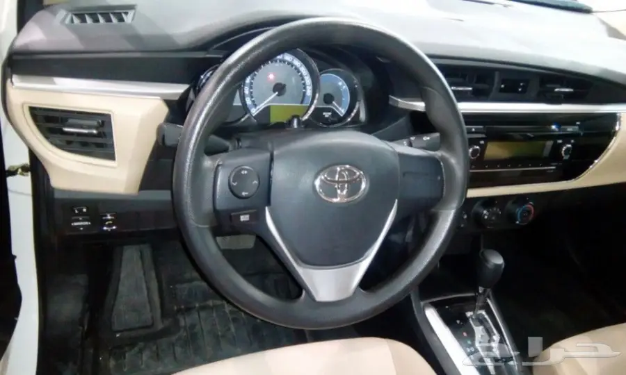 للبيع سياره كرولا 2014 نص فل (image 4)