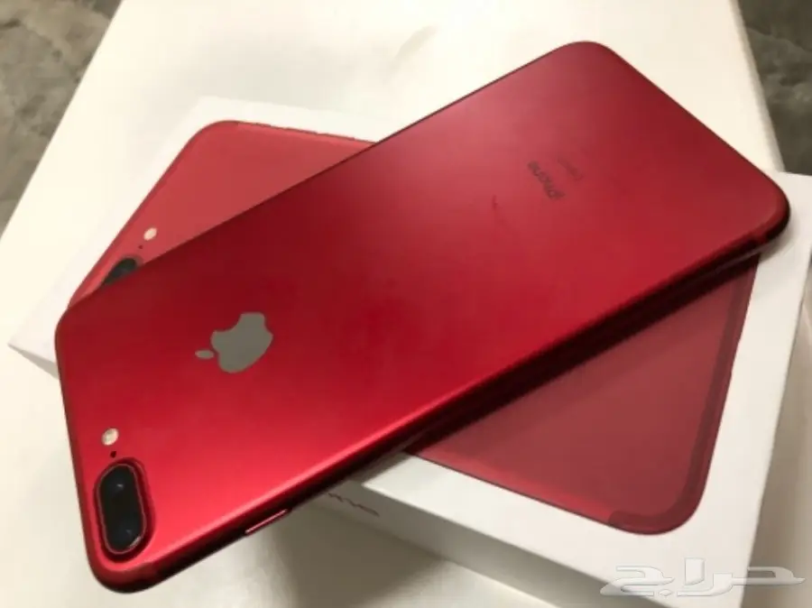 ايفون بلس7 احمر اخو الجديد استخدام اقل من شهر (image 1)