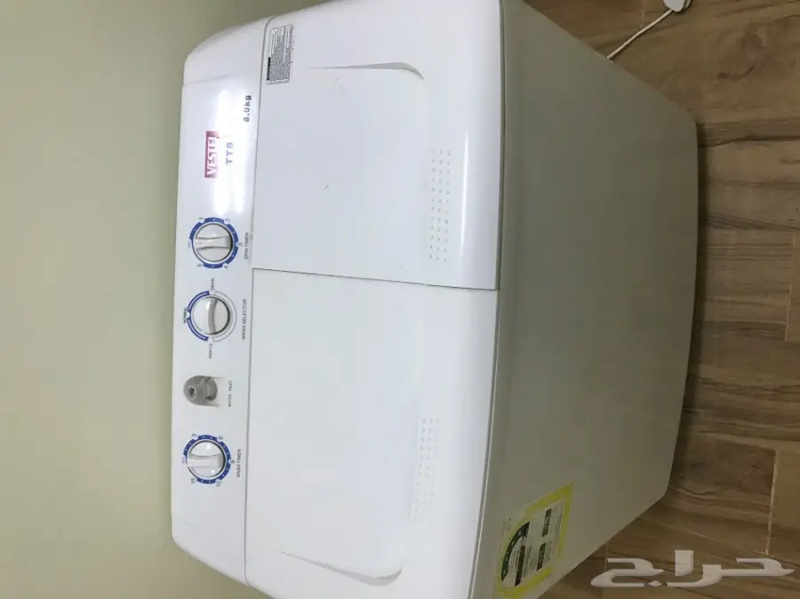 غساله حوضين 8 كيلو للبيع  (image 1)