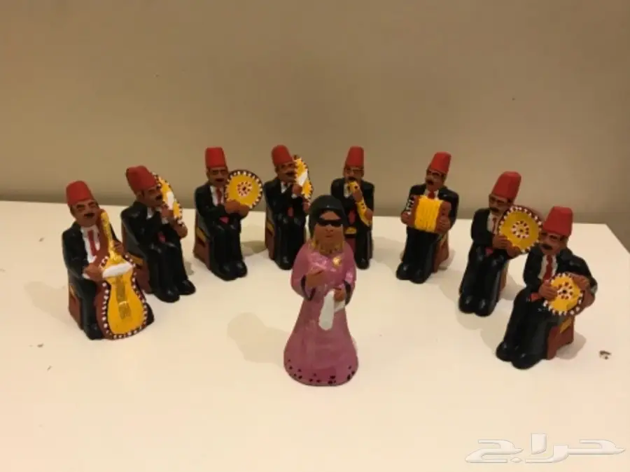 مجسم ام كلثوم وفرقتها 