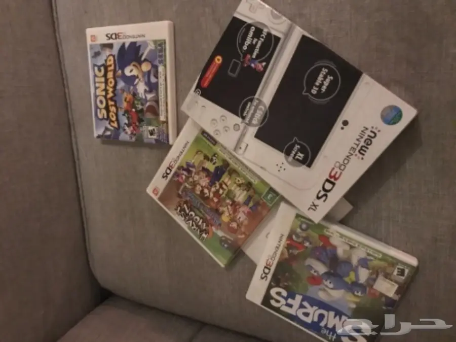 البيع ننتندو xl مع 3 اشرطة (image 1)