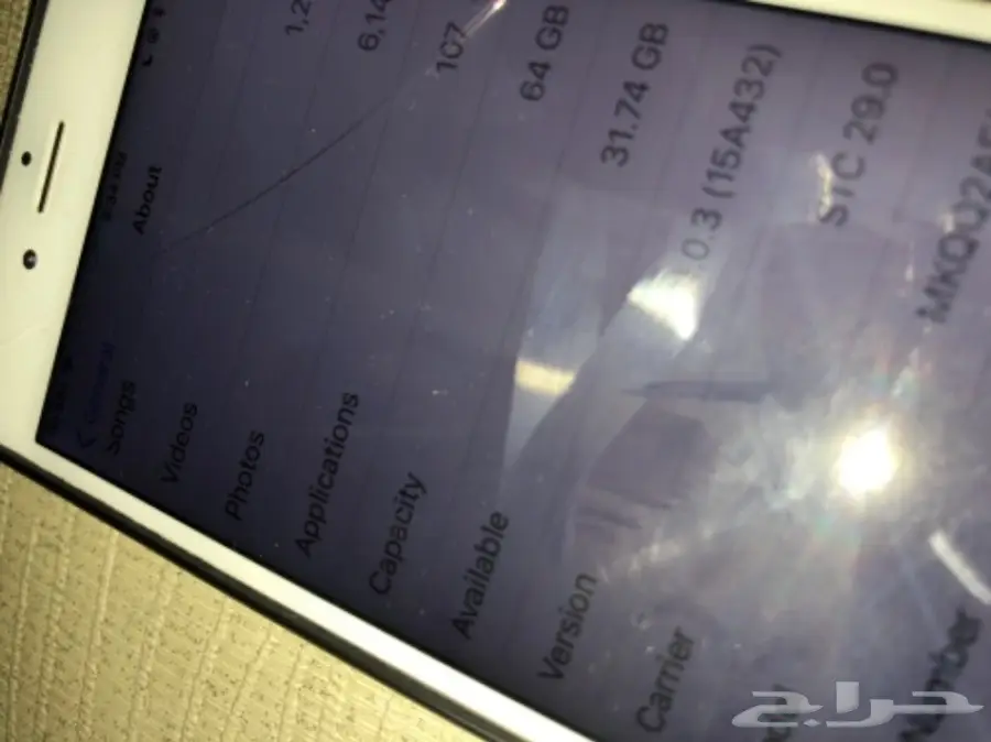 ايفون 6s للبيع على السومة نظيف تقريبا ويشتغل  (image 1)