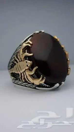 خاتم عقيق يمني جميل جدا