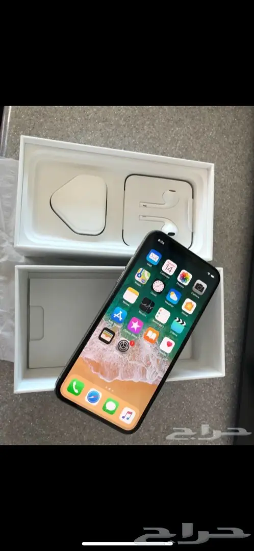 ايفون X ابيض 64 اخ الجديد استخدام اسبوع