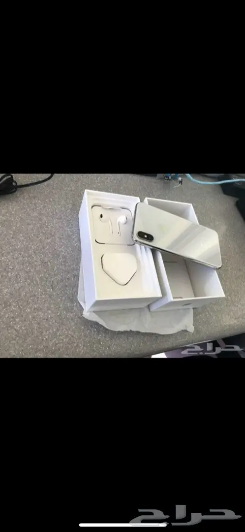 ايفون X ابيض 64 اخ الجديد استخدام اسبوع (image 1)