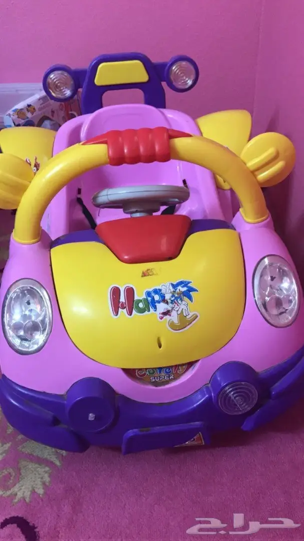 سيارة اطفال مع الشاحن  (image 3)