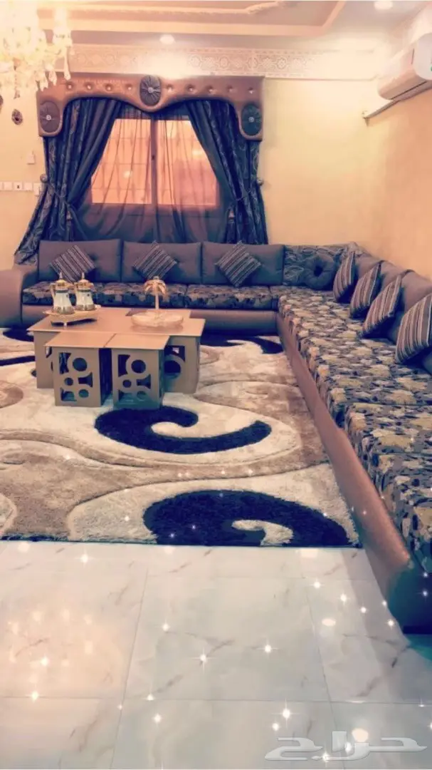 مجموعة أثاث تركي فاخرة - للبيع