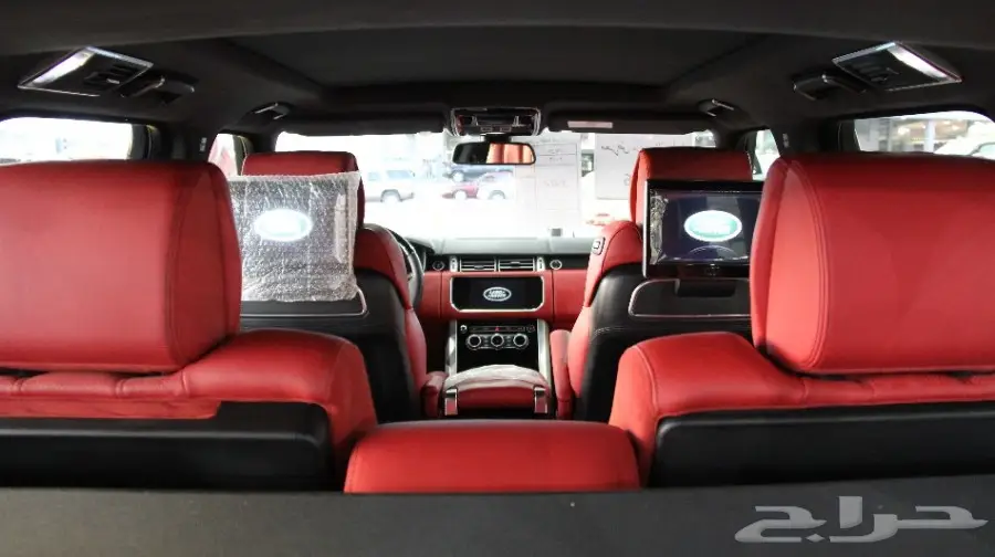 رنج روفر اوتوبايقرافي 2016 داخليه احمر (image 8)