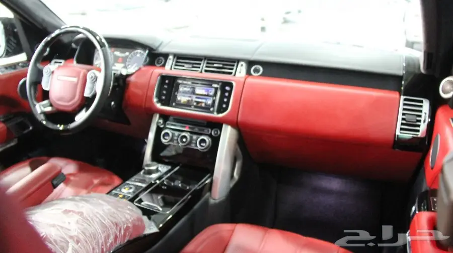 رنج روفر اوتوبايقرافي 2016 داخليه احمر (image 13)