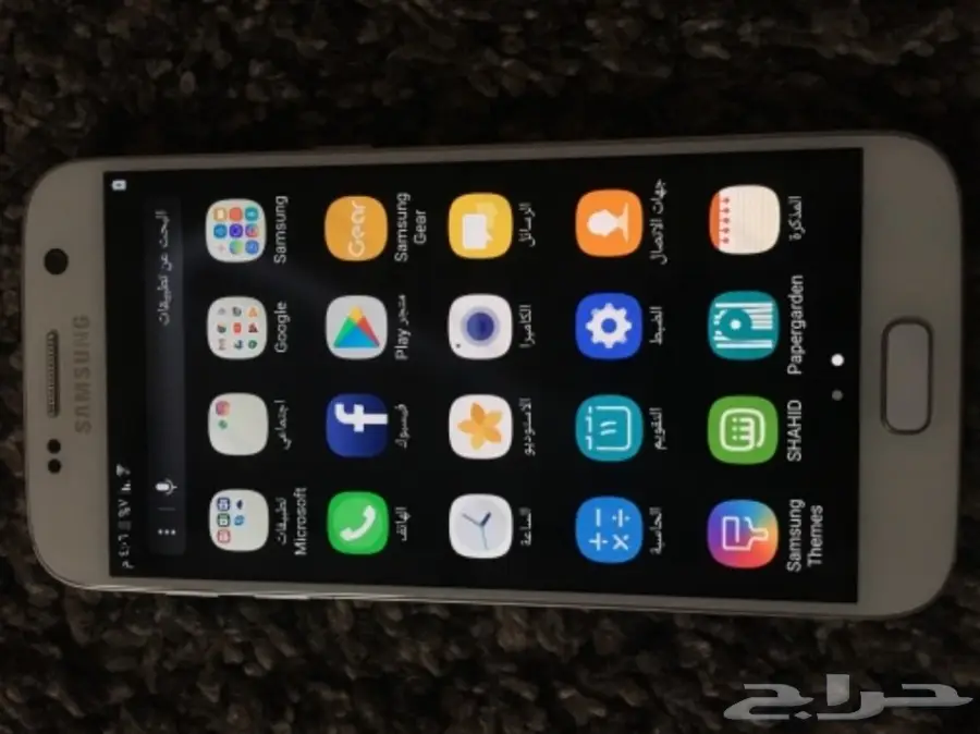 جالكسي اس 7 لون ابيض نادر  