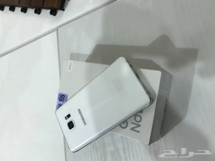 جهاز جالكسي نوت 5 أبيض 64 جيجابايت - حالة ممتازة مع ضمان!