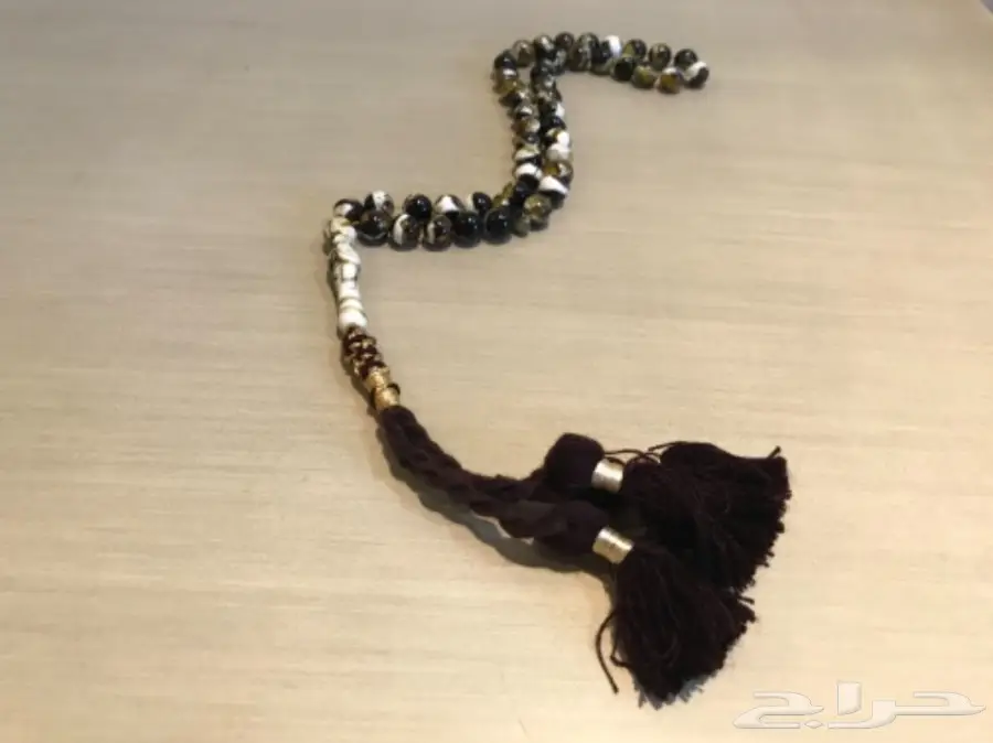 مزاد رقم 306 سبحة تراب كهرمان مميزه